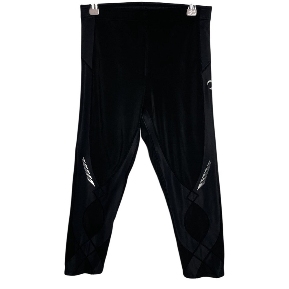 CW-X Women's Stabilyx Joint Support 3/4 Capri Compression Tight Pants Sz Medium